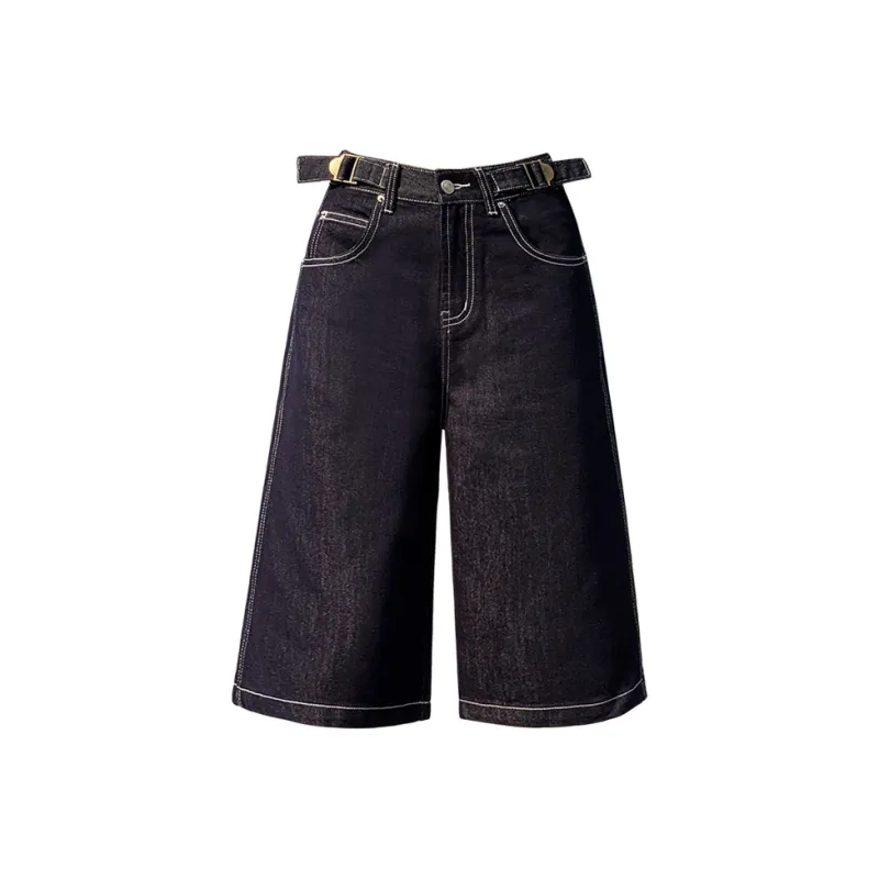MJB Denim Shorts Women's Dark Blue-0