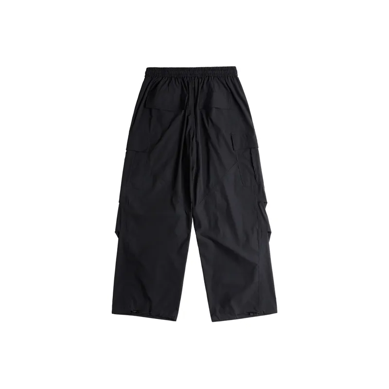 AOGZ Cargo Pants Unisex Black-1
