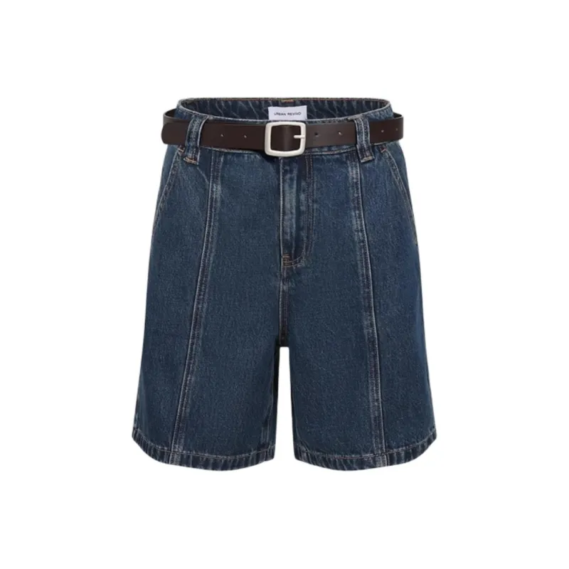 URBAN REVIVO Denim Shorts Women's Blue-0