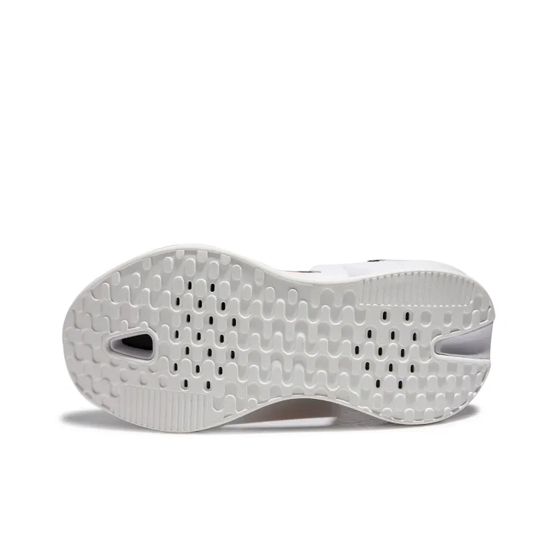 KFT Running Shoes Unisex Low Top Silver White/White Black/White Purple-13