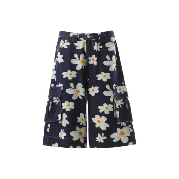 VINMUK Denim Shorts Unisex Blue