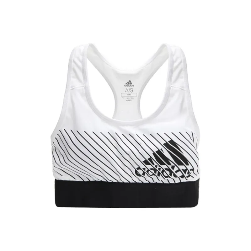 Adidas Logo Bra Sports Underwear Women's White-0