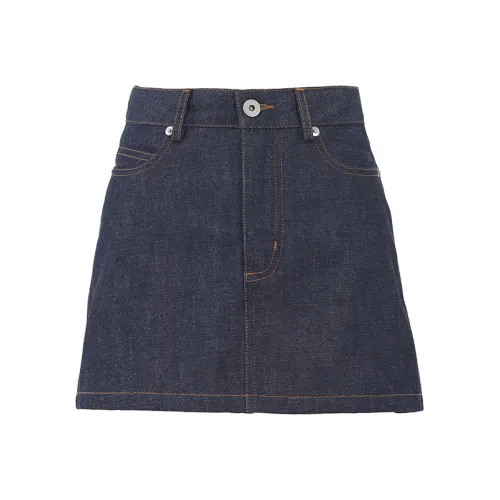 BRN Denim Short Skirts Women's Blue Short Skirt