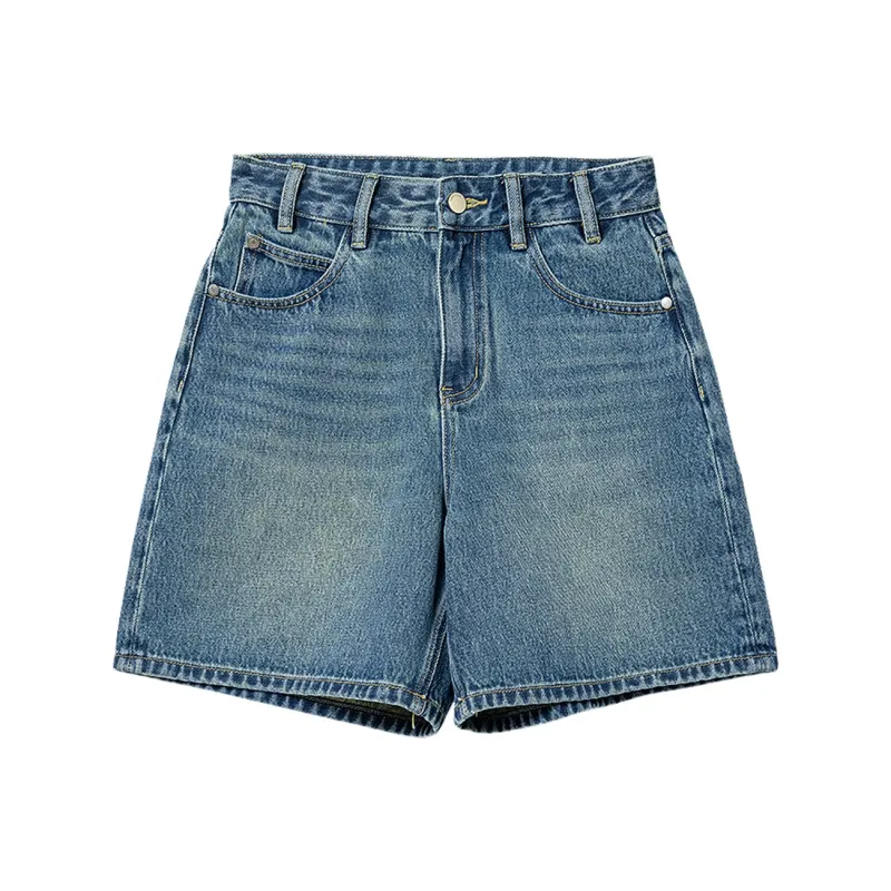 Bethine Denim Shorts Women's Dark Denim Blue-0