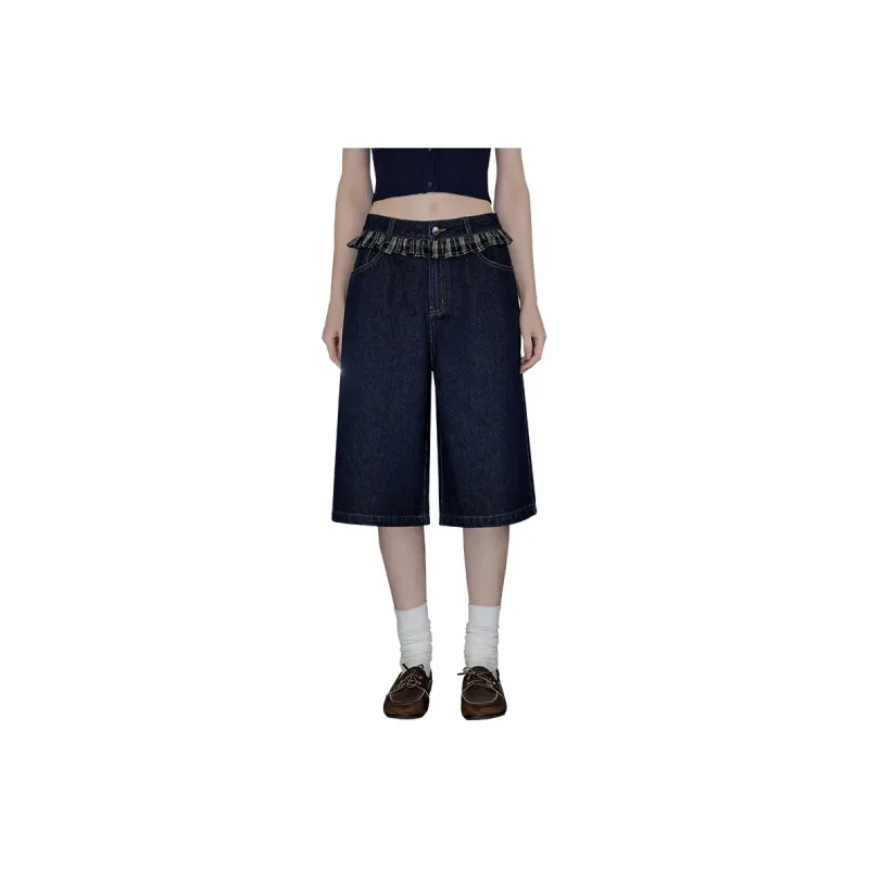 UNIFREE Denim Shorts Women's Blue-0