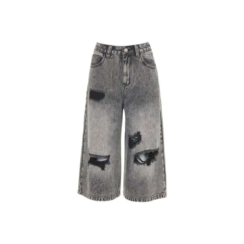 Rose Denim Shorts Women's-6