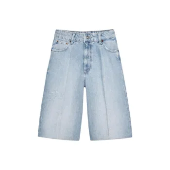ZARA Trf Denim Shorts Women's Blue