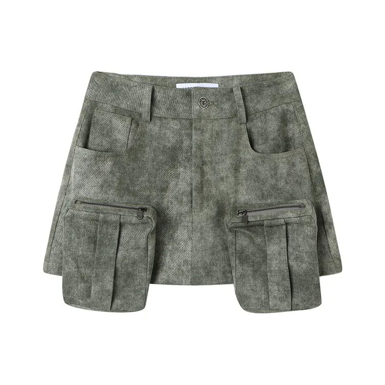 ANDREA MARTIN Cargo Short Skirts Women's-0