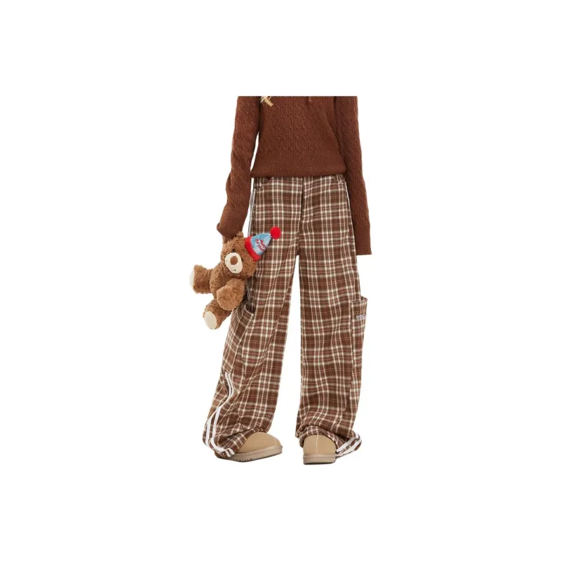 JIMI&JONS Casual Pants Unisex Coffee-0