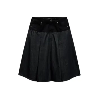 ZARA ZW Series Denim Short Skirts Women's Blue