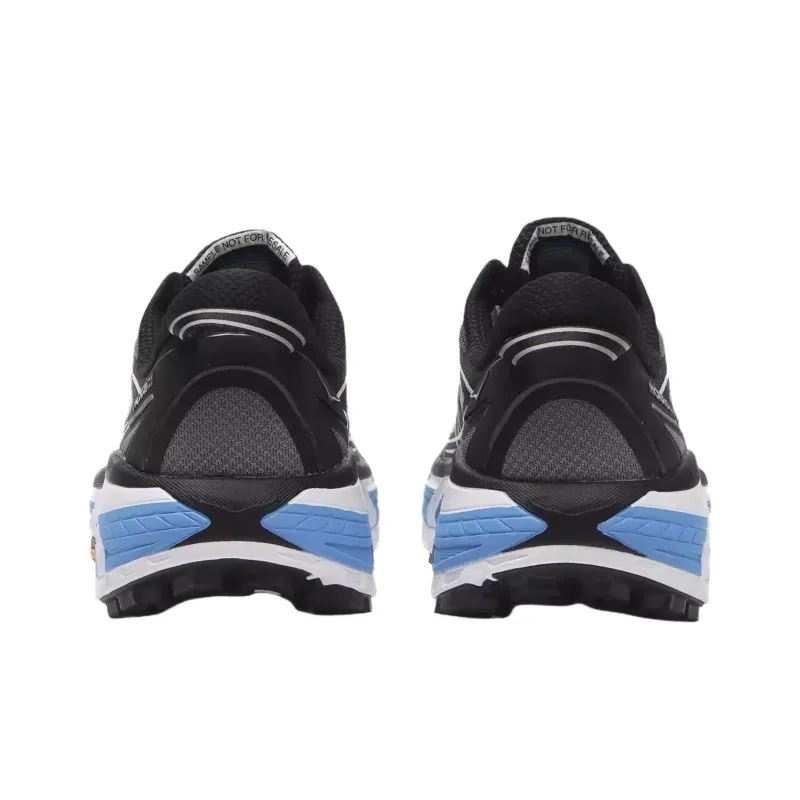 HOKA ONE ONE Mafate Speed 2 Anti Slip Wear Resistant Low Top Running Shoes Unisex Black White-4
