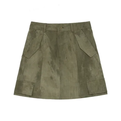 IT'REAL SS25 Cargo Short Skirts Women's Army Green