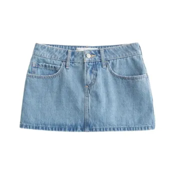 Hollister Denim Short Skirts Women's Medium Blue