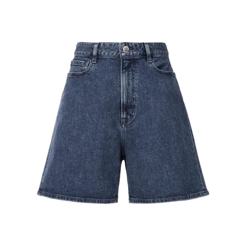 Onitsuka Tiger Denim Shorts Women's Blue-0
