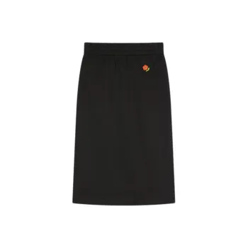 KENZO SS25 Casual Long Skirt Women's Black
