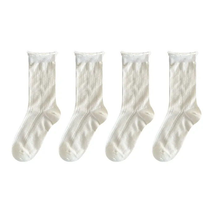 Moremoli Mid Calf Socks Women's 4 Pack-5