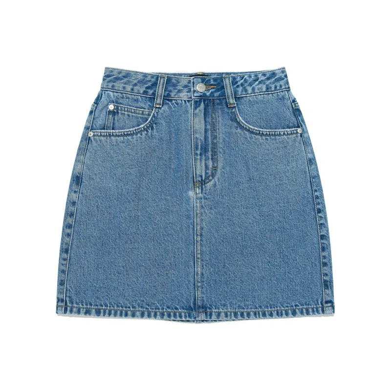 Lee Denim Short Skirts Women's Indigo-0