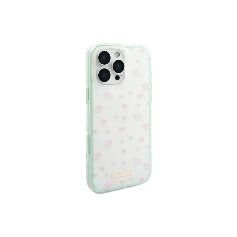 Wei Xin Acrylic Material Bowknot Pink Rose Phone Cases Compatible With IPhone 16/15 Pro Max/Apple 13/14 Pro/Max-1