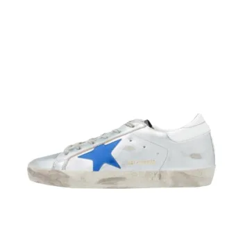 Golden Goose Super Star Low Top Skateboard Shoes Women's Silver