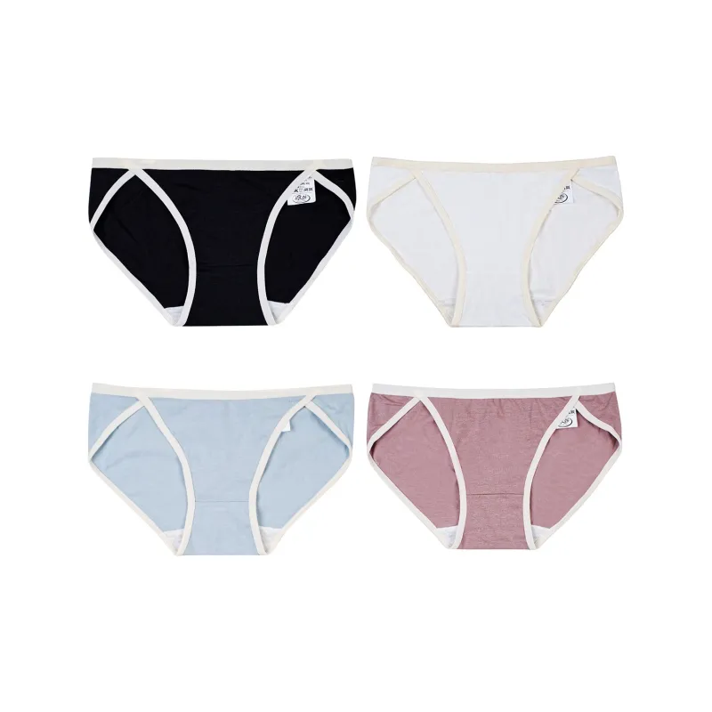 Flowers In Water Underpants Women's 4 Pack-0