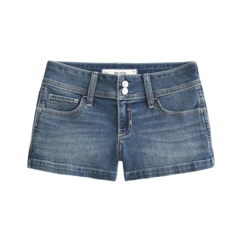 Hollister Denim Shorts Women's Medium Blue-0