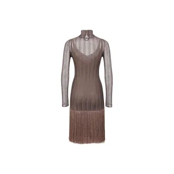 FENDI Fringed Viscose Lace Dress 'Taboo'