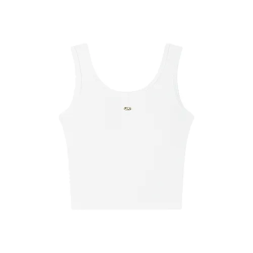 FILA MILANO Italy Version Luxury Style Sports Collection Lifestyle Sport Vests Women's Cloud White