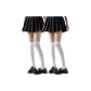 2 White over-The-Knee Socks