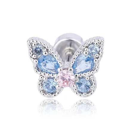 Inkopper Titanium Steel Stud Earrings Women's-5