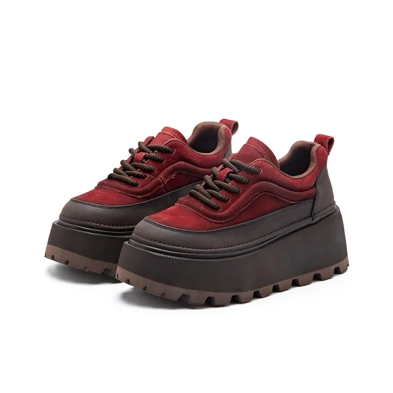 BURGELY Lightweight Height Increasing Low Top Casual Shoes Women's-1