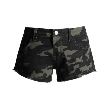 MJB Denim Shorts Women's Jungle Camouflage
