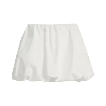 Wen Shan Casual Short Skirts Women's White