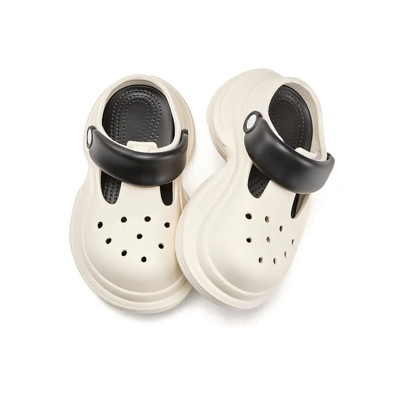 La Chapelle Clogs Women's White-1