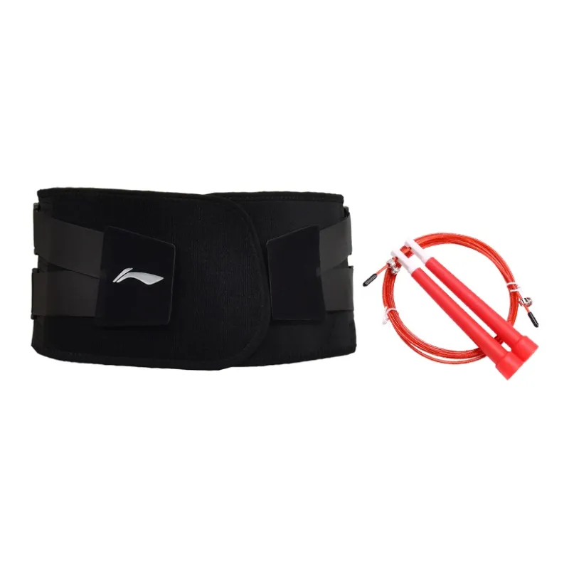 LiNing Back Support Braces Fitness Running Breathable Warm Protective Pressurized And Non Slip Polyester Nylon Unisex-30