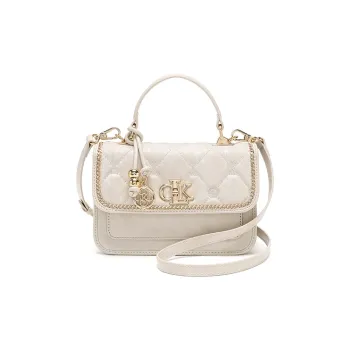 BETTINA VIVIAN PU Shoulder Bag, Crossbody Bag, Handbag Women's Beige Apricot