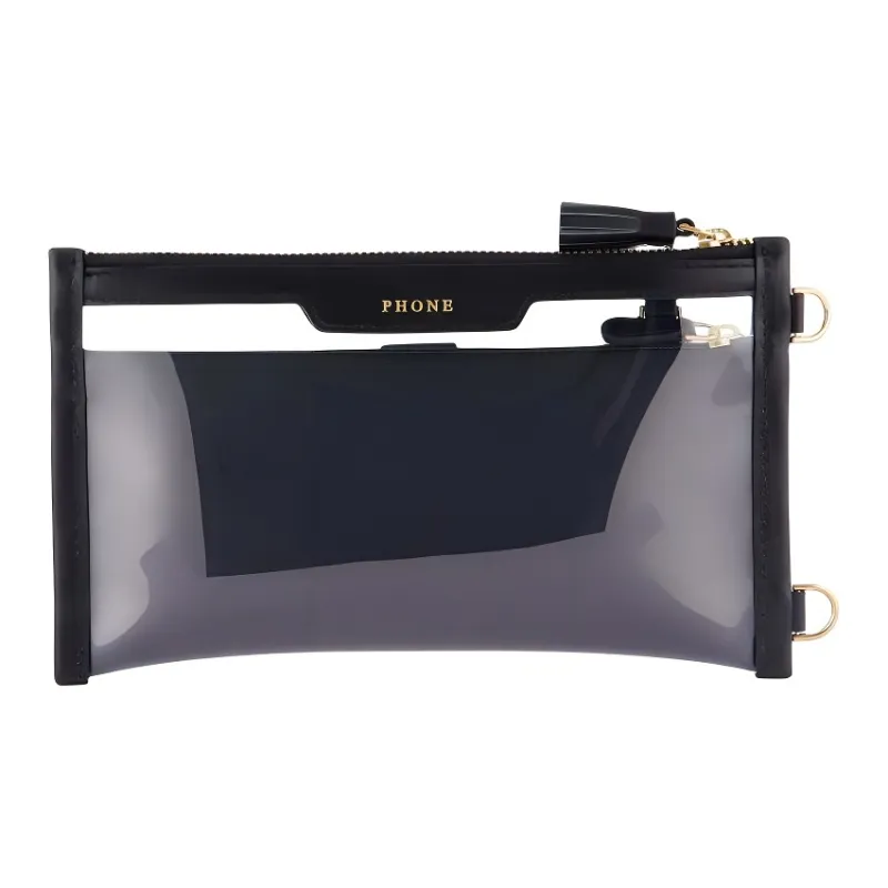 Anya Hindmarch Leather Clutch Unisex Black-1
