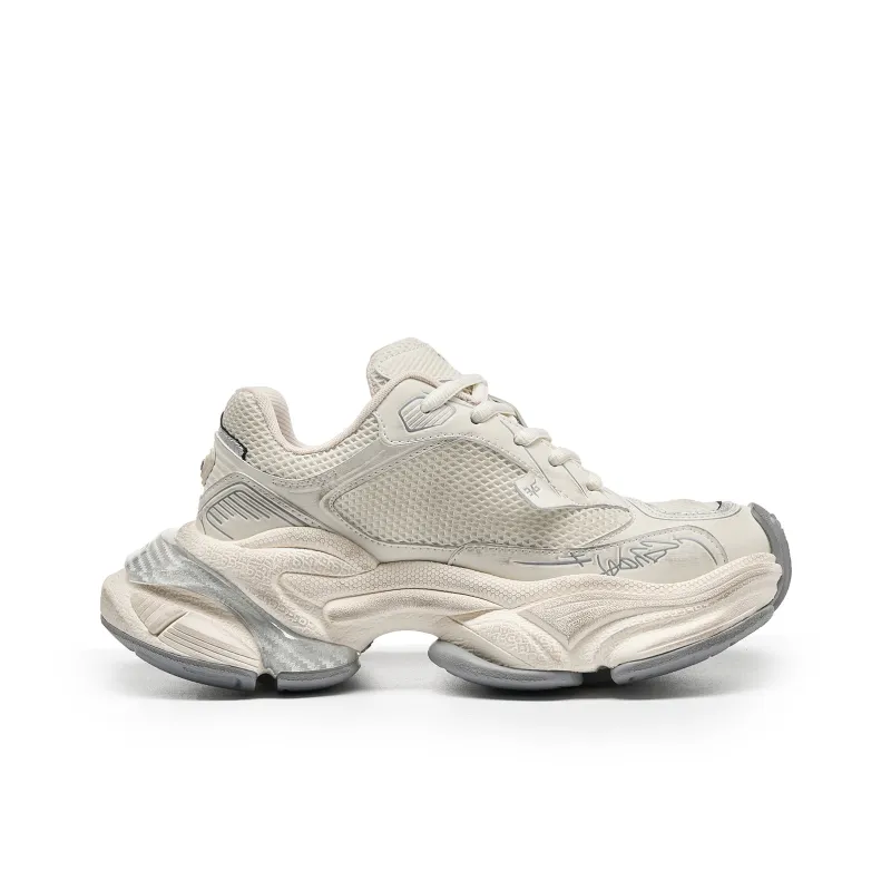 LEECAT STUDIO Abrasion Resistant Lightweight Height Increasing Low Top Chunky Sneakers Unisex-8