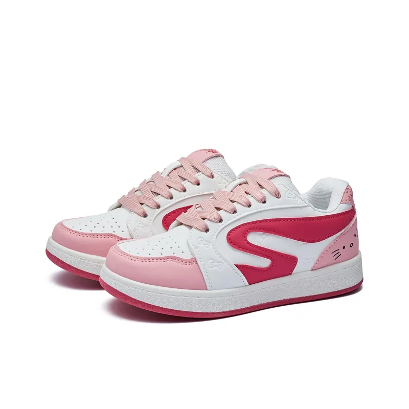 VKOI 1999 Balanced, Lightweight, And Breathable Low Top Skateboard Shoes Women's Red-4