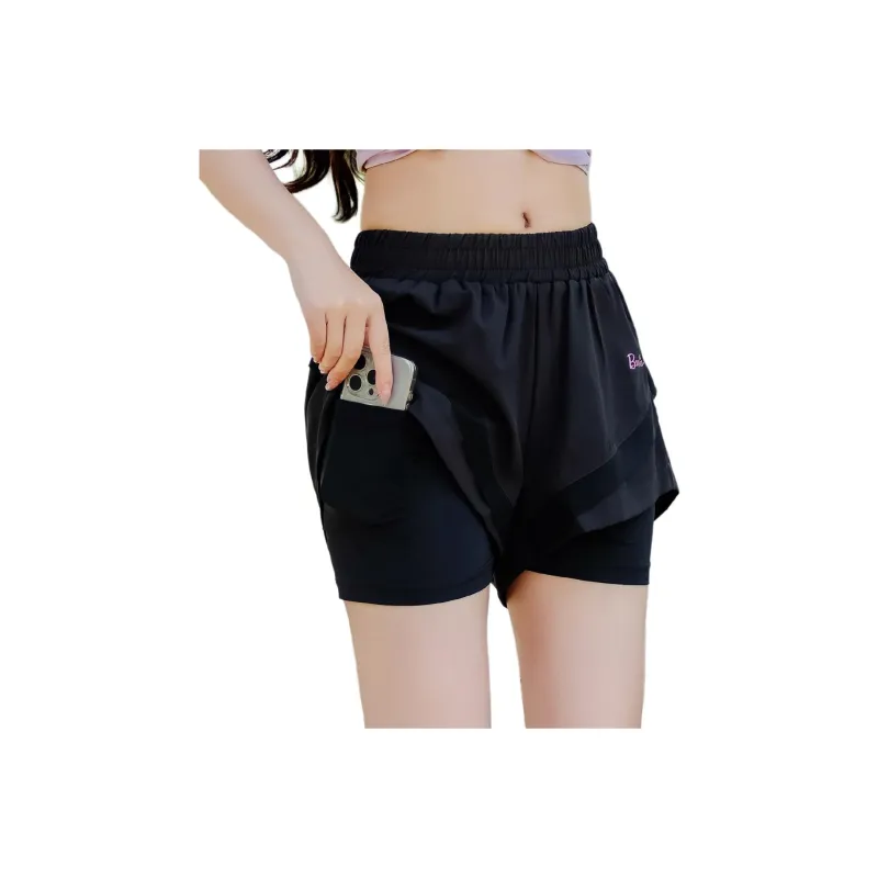 Barbie Sports Shorts Women's Black-0
