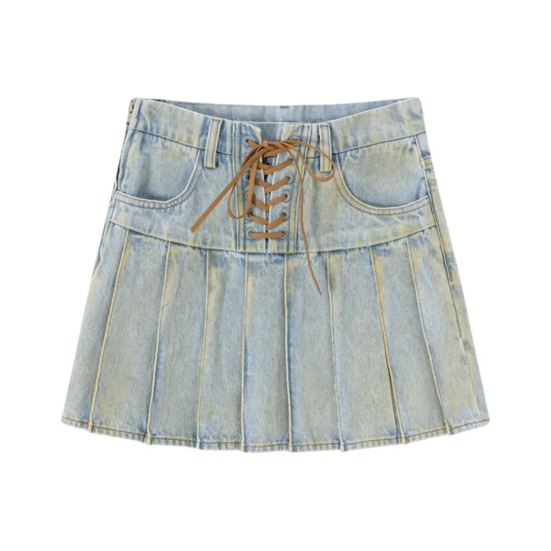 CHUU Denim Short Skirts Women's-3