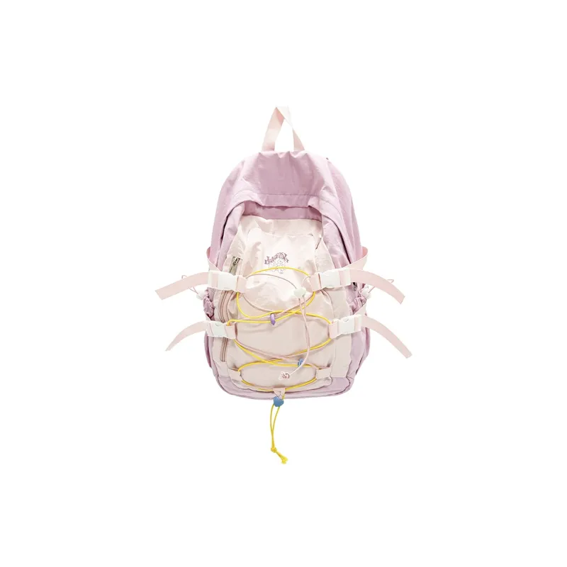 Parker Bear Nylon Fabric Backpack Unisex Multicolor-4