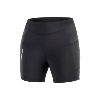 SALOMON CROSS RUN Sports Shorts Women's Pitch Black