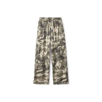 ROBINHOOD Casual Pants Unisex Green Yellow Camouflage