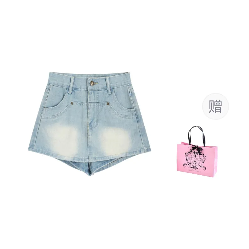 Spicy Gals Denim Short Skirts Women's-7