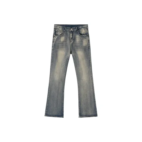 XINYINSU Jeans Unisex Nostalgic Blue