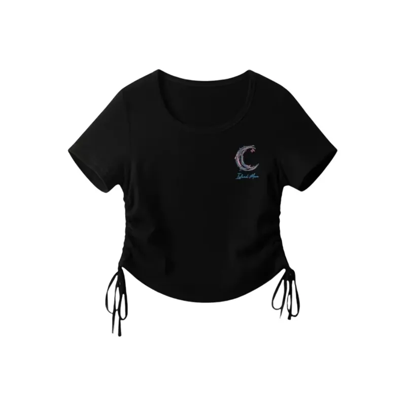 Cotton Gene Set in Sleeve T Shirt Women's-0
