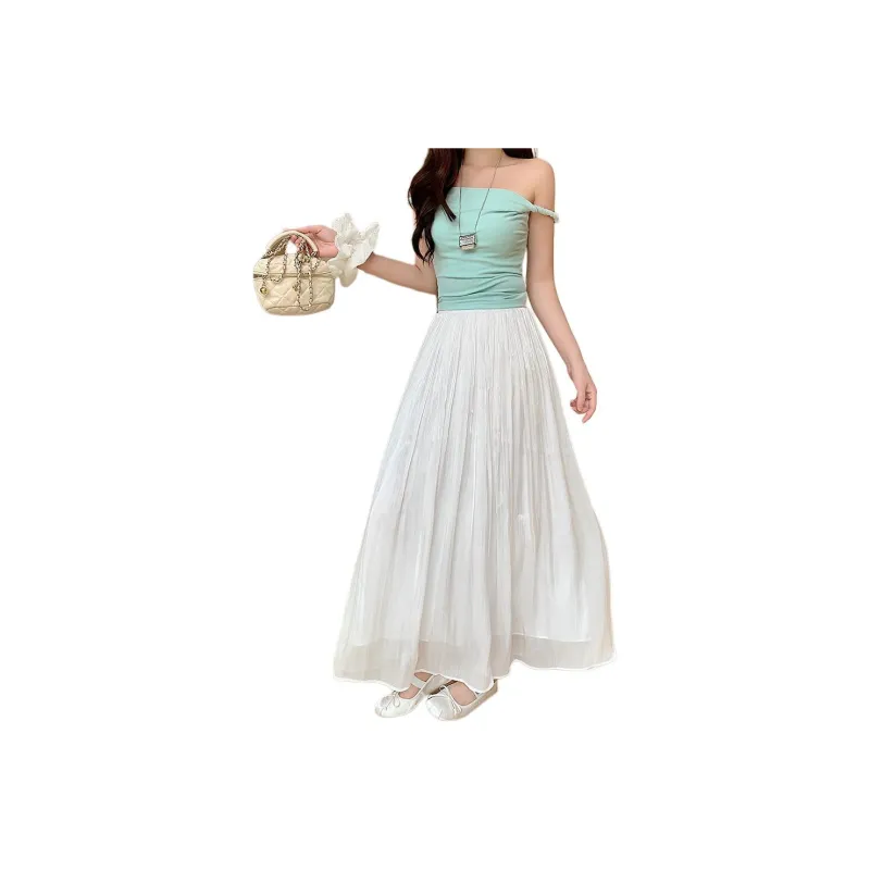 Mu Xiao Xin Casual Long Skirt Women's-0