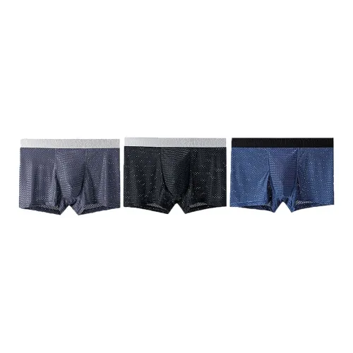 Flowers In Water Underpants Men's 3 Pack