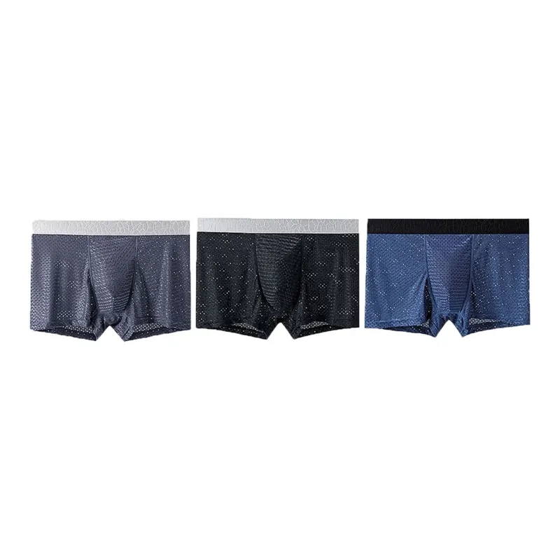 Flowers In Water Underpants Men's 3 Pack-0