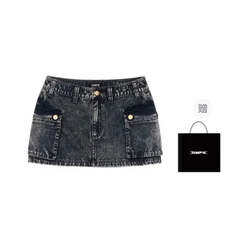 SMFK Cargo Short Skirts Women's Storm Gray
